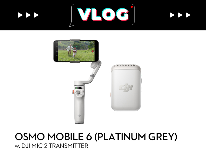 Osmo Mobile 6 Vlog Combo (Platinum Grey)